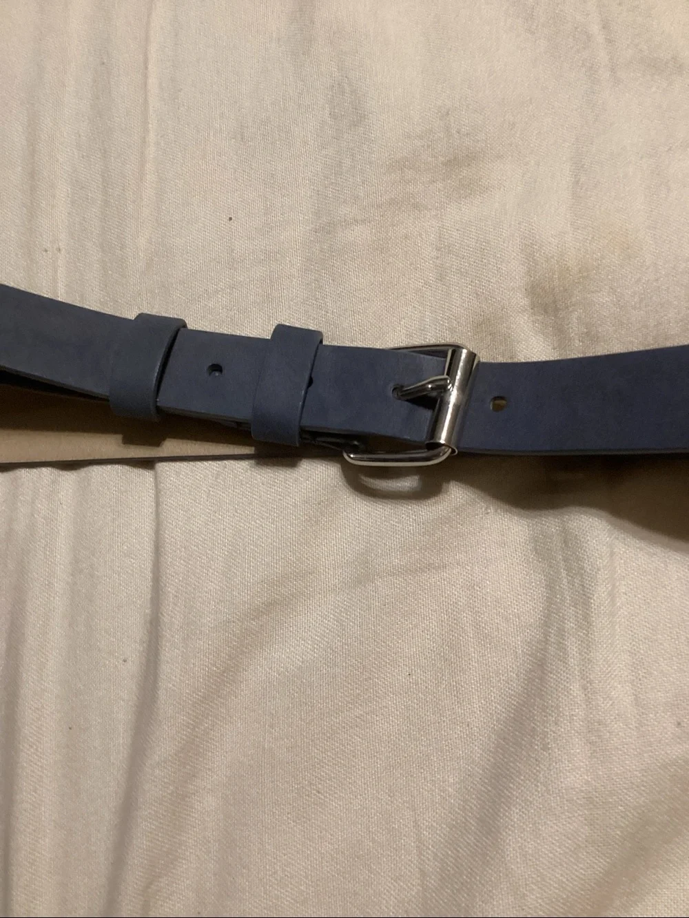 Three-Piece Women’s Belt Set — Navy, Gray, and Brown